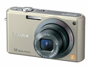 パナソニック デジタルカメラ LUMIX (ルミックス) FX100 ゴールド DMC-FX10(中古品)