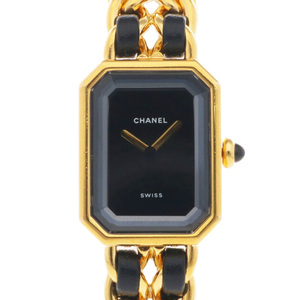シャネル プルミエール M 腕時計 時計 GP H0001 クオーツ レディース 1年保証 CHANEL 中古