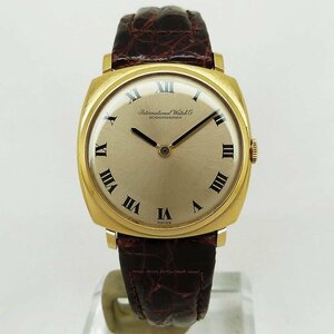 中古IWC R1418 クッションケース オールドインター アンティーク YG 手巻 Cal.422 OH済