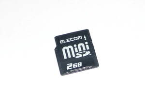動作保証！ELECOM miniSDカード 2GB