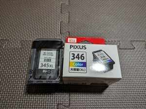 CANON 純正インクカートリッジ BC-345XL BC-346XL　セット　期限2025.07　ブラックは不明