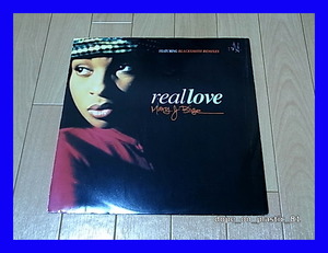 Mary J. Blige / Real Love (Blacksmith Remixes)/ペラジャケ/UKオンリー、REMIX!!!/5点以上で送料無料、10点以上で10%割引!!!/12