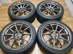 【希少】18インチ 9.5J +45 PCD114.3 ADVAN Racing RZⅡ WRX STI VAB GVB GRB S4 VAG GVF GRF レヴォーグ GRヤリス FD2 DC5 RZ GT RS RG TC