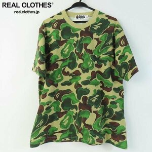 ☆BAPE BY A BATHING APE/ベイプ バイ ア ベイシングエイプ Art Camo Head Tee クルーネックTシャツ 001CSJ801057I/M /LPL