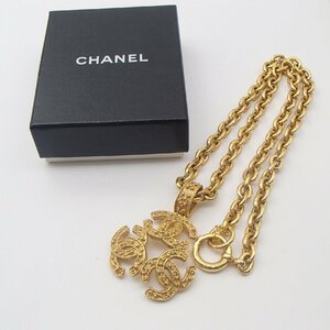 ◎CHANEL シャネル ネックレス / ヴィンテージ　ココ ココマーク アクセサリー 箱◎KI