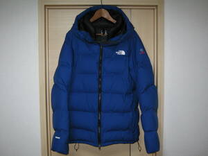 レア!超美品!未使用級! THE NORTH FACE ノースフェイス ダウンジャケット ビレイヤーパーカー XL サミットシリーズ 青色ブルー ND91301