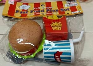 未開封　ハンバーガー屋さん　マック マクドナルド ロッテリア　ショップ お店ごっこ　おままごと　お子様　ごっご遊び