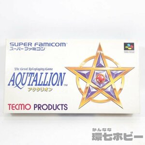 2TJ59◆SFC テクモ アクタリオン 箱説有/スーパーファミコン ソフト ゲーム 送:-/60