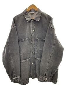 COOTIE◆24SS/Denim Coverall Black Hard Wash/カバーオール/XL/デニム/BLK