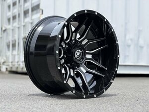 新品 20インチホイールのみ4本セット 20x10J ハイラックス サーフ プラド タコマ XF OFFROAD XF222 -12 pcd135 6穴 pcd139.7 6穴