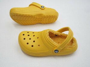 ★40％OFF～ crocs クロックス 2WAY クロスライト素材 ボア裏 【婦人 レディース】Laサンダル OR 22.0cm 9カ