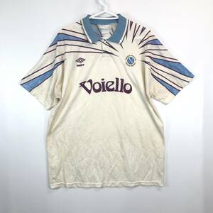 アンブロ UMBRO ナポリ1992/93シーズン アウェイユニフォーム ゲームシャツ 半袖 イングランド製