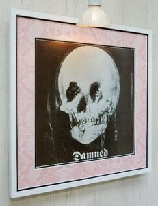 ザ・ダムド/名盤レコジャケ ポスター 額入り/STRETCHER CASE BABY/The Damned/パンク ロック・クラシック/Punk Rock/アルバム アート