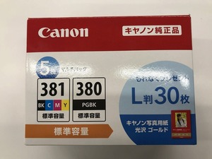 【未使用】 キヤノン Canon Canon 純正 インクカートリッジ BCI-381+380/5MP