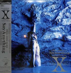 B079/LD/帯付/X JAPAN Visual Shock Vol.3.5 Say Anything