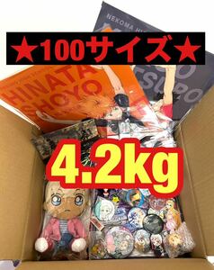 ★1,000円スタート★ 人気アニメ グッズ 100サイズ 4.2kg 大量 まとめ ハイキュー 名探偵コナン 進撃の巨人 鬼滅の刃 ワンピース 東リべ