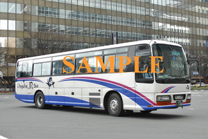 D-15A【バス写真】Ｌ版４枚　中国JRバス　ガーラ　福岡山口ライナー