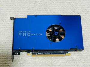 SWYH15 AMD Radeon Pro WX 5100 8GB GDDR5 ディスプレーポートx4 ゲーミンPCから抜き取ったグラフィックボード