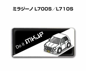 MKJP エンブレム 2枚組 ミラジーノ L700S／L710S 送料無料