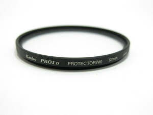 【 中古品 】Kenko PRO1D PROTECTOR(W) 67ｍｍ 高性能 保護フィルター ケンコー [管ET380]