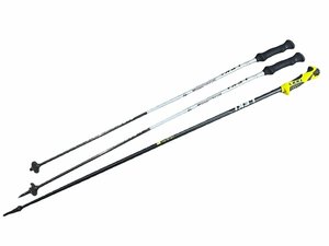 LEKI レキ スキーストック ウィンタースポーツ 3本セット LEKI ALU CARBON カーボン HTS6.5シリーズ ポール Ti SYSTEM 現状品