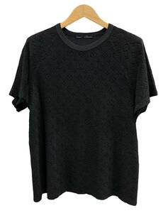 【中古】LOUIS VUITTON ルイヴィトン タオリングTシャツ 19SS RM191M IZG HGY20W モノグラム シルク コットン ブラック L