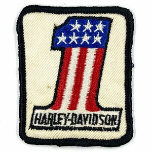 ハーレー・ダビッドソン ナンバーワン ビンテージ パッチ Harley Davidson #1 Vintage Patch バイカー HARLEY-DAVIDSON AMF Biker No1