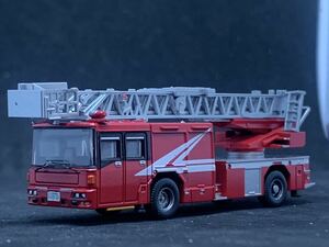 1円〜 トラックコレクション第４弾 048 消防車 スカイアクションラダー 日本機械工業　トミーテック A4