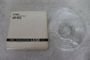 Y06/283 本体美品 TDK AR-10C LX・GX オープンリールテープ 10号 空テープ ClearMasterReel