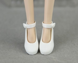 P119-03 バービー 人形 フィギュア カスタムドール 靴 パンプス ホワイト