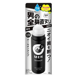 まとめ得 エージーデオ24メン メンズデオドラントロールオン グランデ 無香性 120mL x [4個] /k