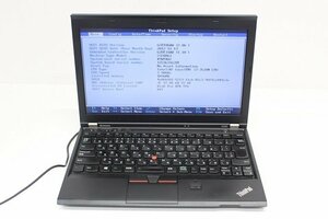 現状 ThinkPad X230 第3世代 Core i7 3520M /4GB/12.5インチ/Wi-Fi/USB3.0/Win8モデル☆