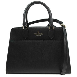 ケイトスペード ハンドバッグ kate spade サフィアーノ マディソン ミディアム サッチェル 2WAY KC436 001(ブラック) レディース 