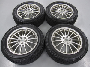 【52エルグランド】 ECO FORME 18X7.5J +53 114.3/5 ブリヂストン VRX 225/55R18 SET