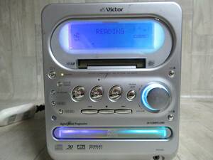 電源OK ジャンク Victor ビクター JVC システムコンポ CA-UXQD70-S【現状渡し品】スピーカー無