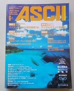 ASCII　パーソナルコンピュータ総合誌　1996年6月号NO.228　特集：パソコン早わかり用語図鑑