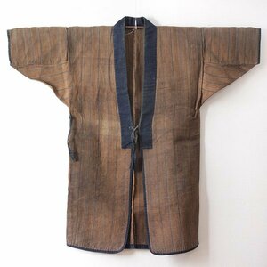 【TAKIYA】7232『 アイヌ民族衣装 アットゥシ 』 アツシ 厚司織 樹皮衣 靱皮衣 antique kimono textile 民藝 古美術 時代