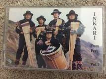 送料無料 レア　海外　年代物 INKARI From Peru カセットテープ 90年代 現地物