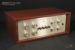 Marantz 7 マランツ 真空管プリアンプ シリアル「10662番」 希少品 (専用ケース付き「7C」仕様)