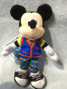 東京ディズニーランド　34周年　ミッキーマウス　ぬいぐるみバッジ　新品