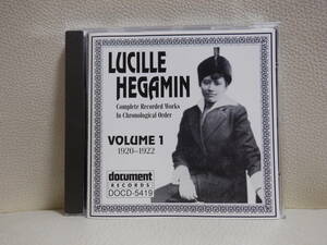 [CD] LUCILLE HEGAMIN / VOL.1