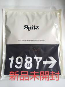 スピッツ 1987→ ビッグTシャツ 半袖 新品未開封 印刷サイン SPITZ ON-LINE MEMBERS 限定受注 黒 Tシャツ 30周年 ファンクラブ グッズ