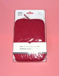 楽天kobo　ZIPPER CASE　レッド　838612BL186-185