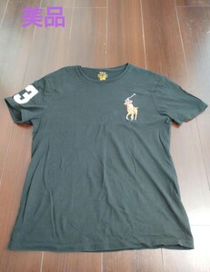 ポロ ラルフローレン ビッグポニー Tシャツ 黒 170 L