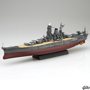 おもちゃ　ホビー　模型 1/700 艦 日本海軍戦艦 武蔵 (改装前) 色分け済み プラモデル 艦