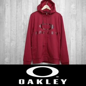 【新品】21 OAKLEY BARK FZ HOODIE - SUNDRIED TOMATO - M パーカー 正規品