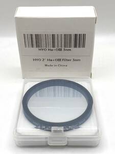 HYO Hα + OIII 3nm 2” 50.8mm M48 フィルター Ha