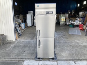 N-101　2019年製　ホシザキ 2ドア冷蔵庫 HR-63AT 幅625×奥行650×高さ1910mm 業務用 厨房機器 飲食店 店舗