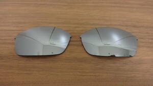 処分価格！★オークリー フラックジャケット用 カスタム偏光レンズ TITANIUM Color Polarized 新品　Oakley Flak Jacket Sunglasses 