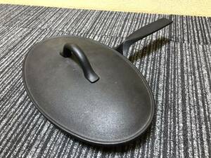 南部鉄器 小笠原　フィッシュパン　鉄鍋　アウトドア クッカー キャンプBBQ日本製made in japanダッチオーブン片手鍋フライパン　保管品